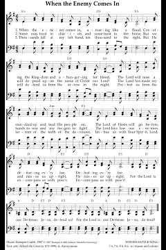 When the Enemy Comes In - WESSEX BATTLE SONG - Treasury 845