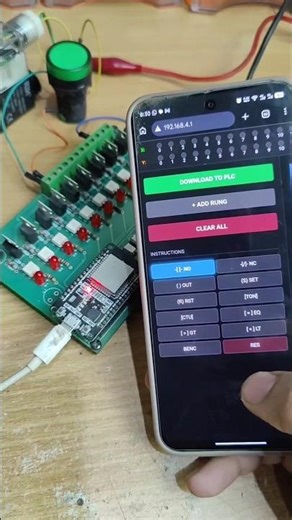ESP32 PLC With Web Editor #kiyanislab #jlcpcb #automation #diyproject