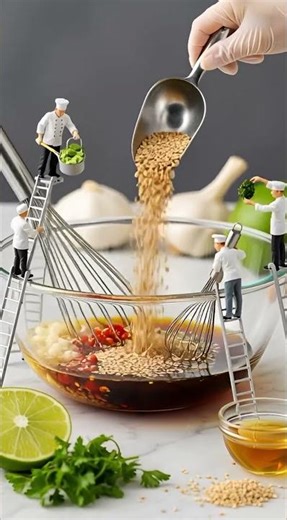 Tiny Chefs Make Giant Healthy Spring Rolls! 🥗#minichefs #food