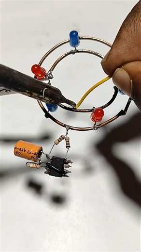 rotation led chaser #elecronics #ideas #diy