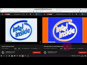 Intel logo history in G Major 4 Spilt Version