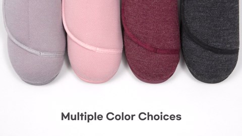 LongBay Women's Diabetic Adjustable Slippers Comfy Cozy Furry Memory Foam House Shoes for Arthritis Edema.