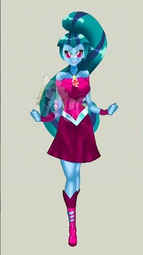 Animation AfterEffect Fanart of Sonata Dusk(MLP EG Rainbow Rock)#sonatadusk#sonataduskmlpeg#Dazzling