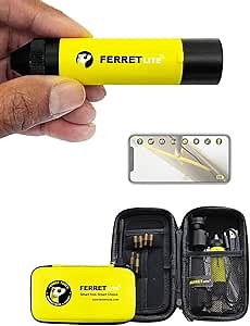 Ferret Plus Wireless Inspection Camera Will See & Reach Where You can’t. Electrical, HVAC, Dryer Vent, Home Inspection, Chimney, Pest Control. 720p Streaming, 1080p onboard Save, Rechargeable, WiFi