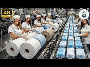 Inside a $100M Medical Factory | Mass Production of Surgical Masks | Process Lab