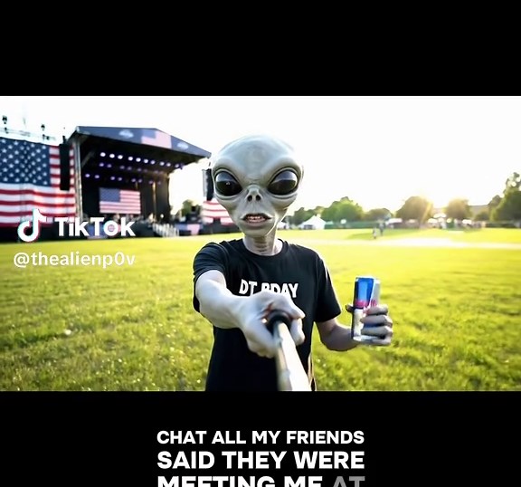 I got pranked by my homies #flagday #don #dc #birthday #alien #aliens #fyp