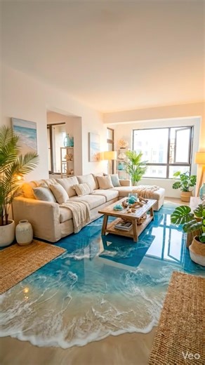 Watch liquid epoxy slowly become a realistic beach… every step is real.