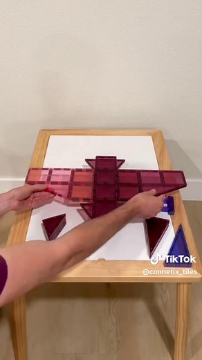 CONNETIX MAGNETIC TILES (@connetix_tiles) - We built a fighter jet out of magnetic tiles… and now the kids won’t stop playing with it. Save this CONNETIX tutorial for your next build challenge! Happy Playing 🌈 #CONNETIX #connetixtiles #magnetictiles #fighterjetbuild #openendedplay #montessoriplay #toybuildchallenge #stemplay #buildtutorial #playideas #kidstoys #tiktokmoms