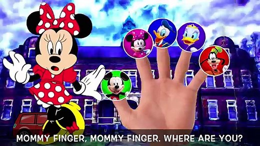 Mickey Mouse and Friends House of Fear Adventure Finger Family Song!
