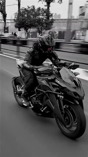 Cyberpunk Helmet Rider On A Futuristic Custom Bigbike ⚡🛵🔥