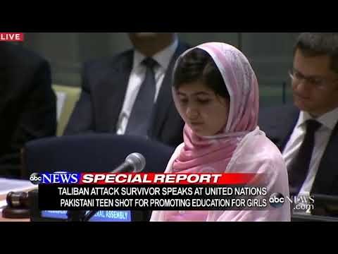 Malala Yousafzai, speech to the United Nations, 12 July 2013 (Shortened)
