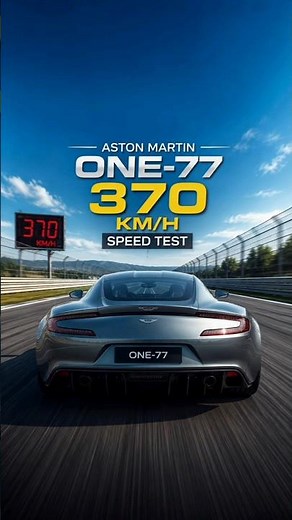 Aston Martin One-77 Top Speed Test | Real Racing 3