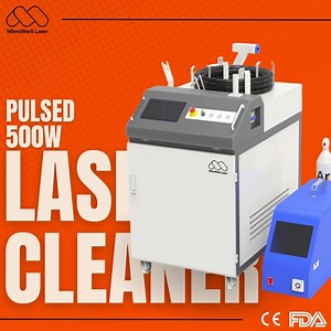 [Hot Item] 500W Pulsed Aluminum Cast Iron Stainless Stain Laser Rust Removal Machine Cleaner