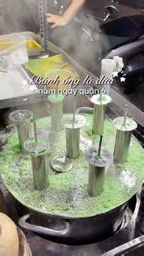 Bánh ống lá dứa #food #vietnamesetaste