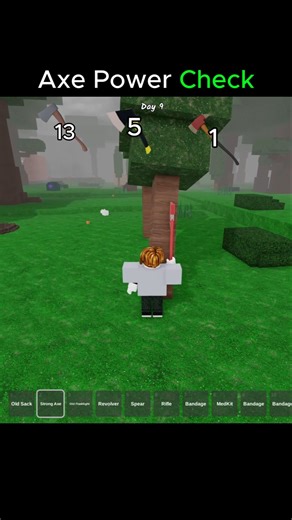Axe Power Check #shorts #roblox #check #exposure