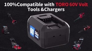 TenHutt 【Upgrade】 60V Battery, Replacement for Toro 60v Battery 88640 88660 88625 88650 88675 88620 88602, Compatible with Toro Flex Force 60 Volt Power System Tools & Chargers 88602 88605 88610