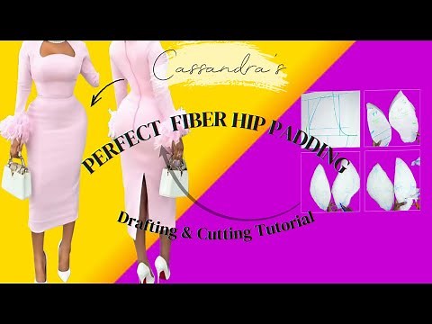 Detailed: How To Draft, Cut And Sew A Perfect Fiber Hip Padding | Beginners Step By Step Tutorial