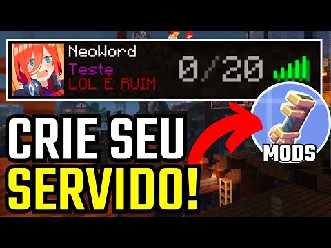 Como CRIAR um SERVIDOR de Minecraft com MODS 2025