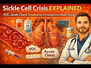 Sickle Cell Crisis Explained | VOC, Acute Chest Syndrome & Emergencies Made Simple