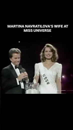 Martina Navratilova’s wife at Miss Universe pageant♥️