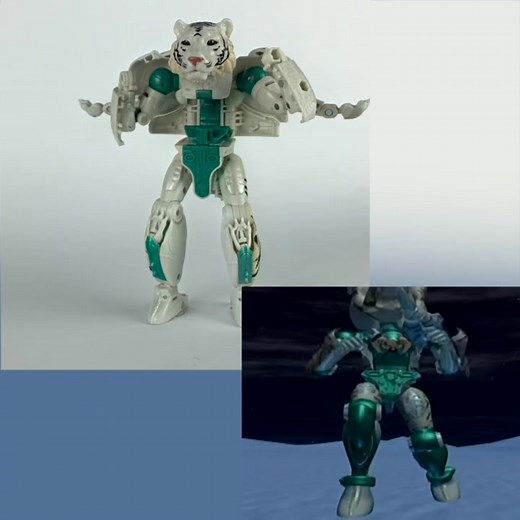 Comparing tigers! 🐯 #transformers #stopmotion #animation #beastwars #comparison