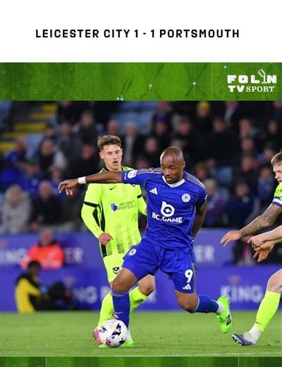 Leicester City 1 - 1 Portsmouth