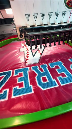 When you’re off the field remind them who you are in style ⚾️ #baseball #customembroidery #stitch #sports #baseballmom