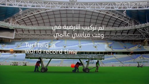 Al Wakrah Stadium in progress ahead of World Cup 2022 in Qatar