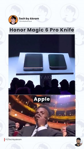 701K views · 4.9K reactions | Honor Magic 6 Pro Knife Test vs iPhone 16 Pro MAx #techbyakram | Tech By Akram | Facebook