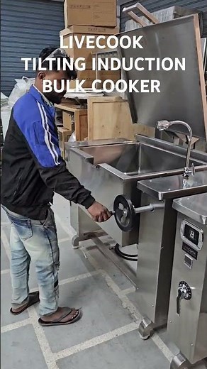 LIVECOOK INDUCTION TILTING BOILER / TILTING PAN / RICE BOILER/ BRATT PAN @livecook