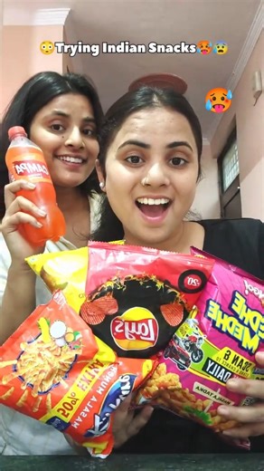 Trying Viral Indian Snacks 😱😳🥵!
