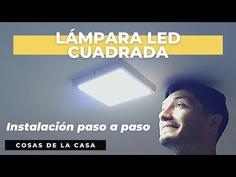 Square LED Ceiling Light: How to Install It Step by Step