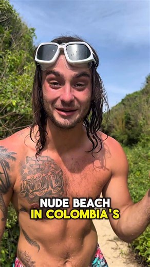 Free Spirit Traveler⭐️ on Instagram: "Nude Beach in Colombia’s Tayrona National Park, it’s rumored to have the most beautiful women in the world here, sadly all we saw was a Gringo full moon.🌝🇨🇴 #colombia #tayrona #nudebeach #tayronapark #colombiatravel #beachlifestyle #santamarta"