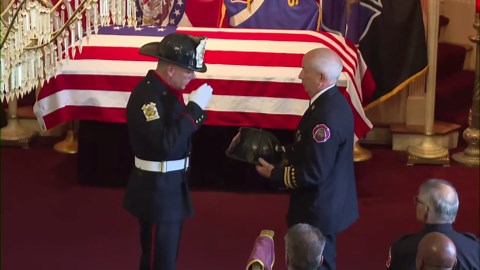 Funeral being held for fallen St. Louis firefighter