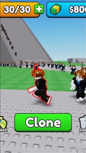 Epic Clone Spawn Moment in Roblox#roblox #games