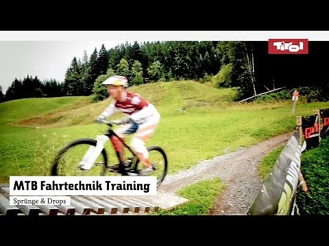 MTB Fahrtechnik Training (9): Mountainbike Sprung und Drop Tutorial