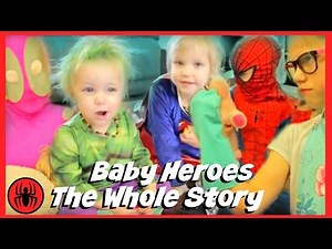 The Whole Story: Baby Heroes Hulk & Supergirl w kid deadpool, spiderman, pink girlpool SuperHeroKids