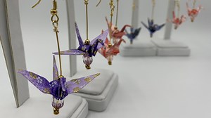 Bothell jeweler creates origami crane earrings to inspire peace