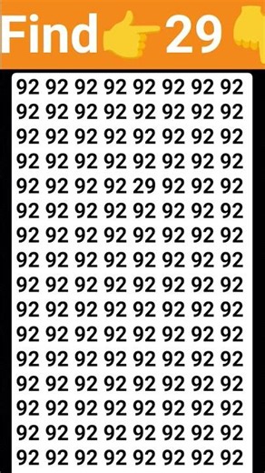 find the number 29👇