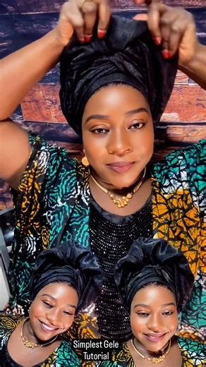 African Beautiful Fashion and Lifestyle on Instagram: "Simple & easy to achieve owanbe Gele head wrap styling for every lady. Men show this to your wives. #virals #trending #fyp #fbreelsfypシ゚viralシ"