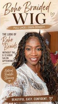 Full Lace Boho Braided Wig Review + Try-On | Is It Worth It?