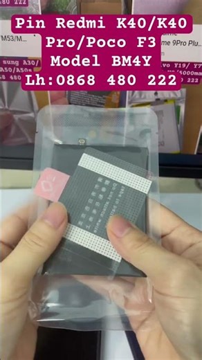 Pin xiaomi Redmi K40/K40 Pro/Poco F3 Lắp chung.Model BM4Y/Dung lượng cao coa bảo hành #smartphone