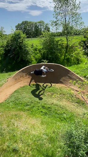 Playground Side Line is 🔥 I feel like a missile around this berm! 🚀 #mtb