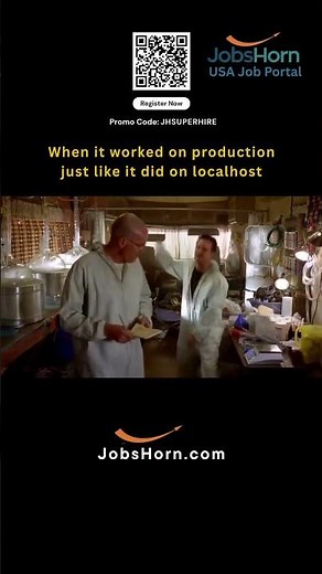 It worked on production just like it did on localhost