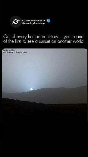 First Sunset Ever 🌅 Photographed On Mars