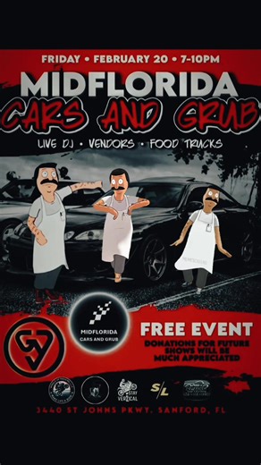 Who is ready for a FREE EVENT?? FEB 20TH 7PM-10PM at @Guardian Wraps 3440 St. Johns Pkwy. Sanford, Florida Cash donations for future events are welcomed. 🙏