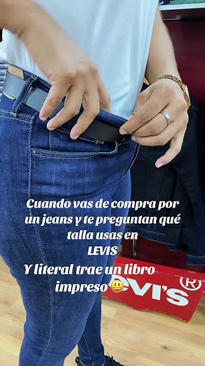 ¿Cómo saber mi talla en Levis mujer México?