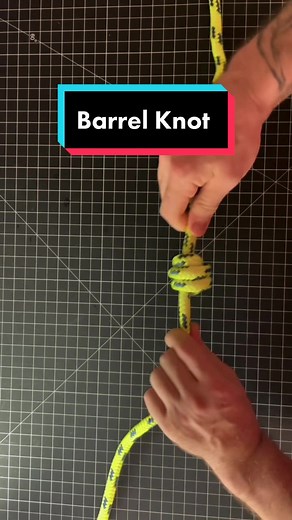 How to Tie a Barrel Knot for Climbing Rope Stopper