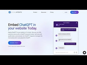 Add ChatGPT to your Website