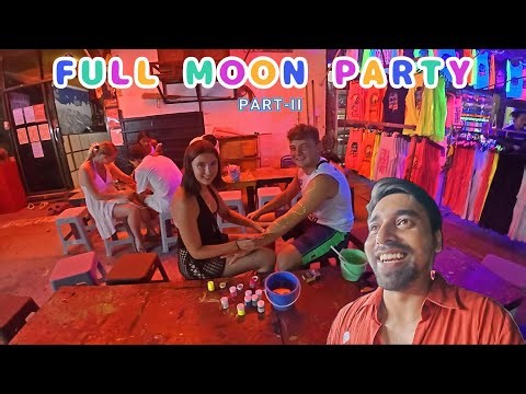 Full Moon Party 🎭 2025 | Koh Phangan | Thailand 🇹🇭 (Part-II)